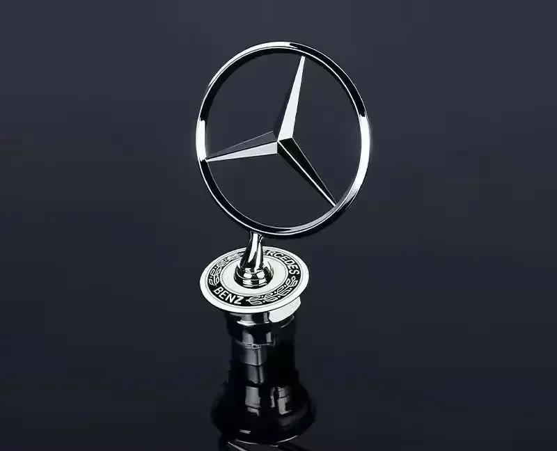 For Benz W206Zinc Alloy Car Front Hood Emblem Badge Accessories For Mercedes Benz AMG W213 W223 W240 W212 W222 W221 W211 W220 W210 W207 W140