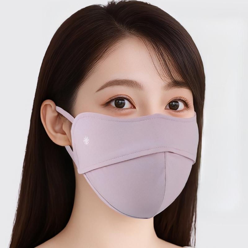 Sun Protective Breathable Meshes Face Cover Breathable Sunscreens Neck Cover for Cycling Camping Travel