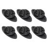 100 PCS Electric Fence Insulator Intermediate Bearing Rod Hemispherical Insulator Fence Front End