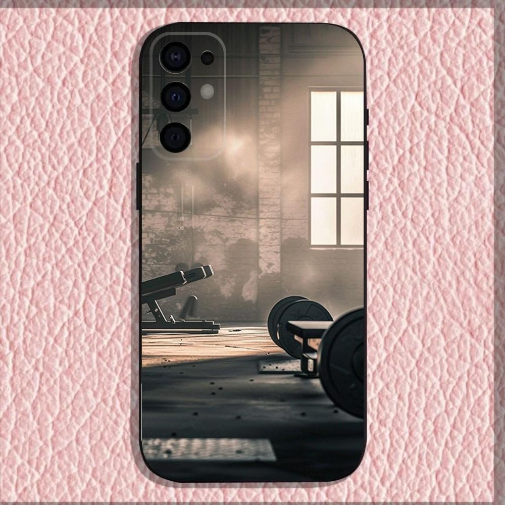 Gym Fitness Bodybuilding Phone Case For Samsung S25,S24,S21,S22,S23,S30,Ultra,S20,Plus,Fe,Lite,Note,10,9,5G Black Cover