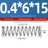 Spring Steel Pressure Return Spring Assortment 0.3/0.4mm Wire Dia 5-20mm Length for Hobbyist Craft Making Projects