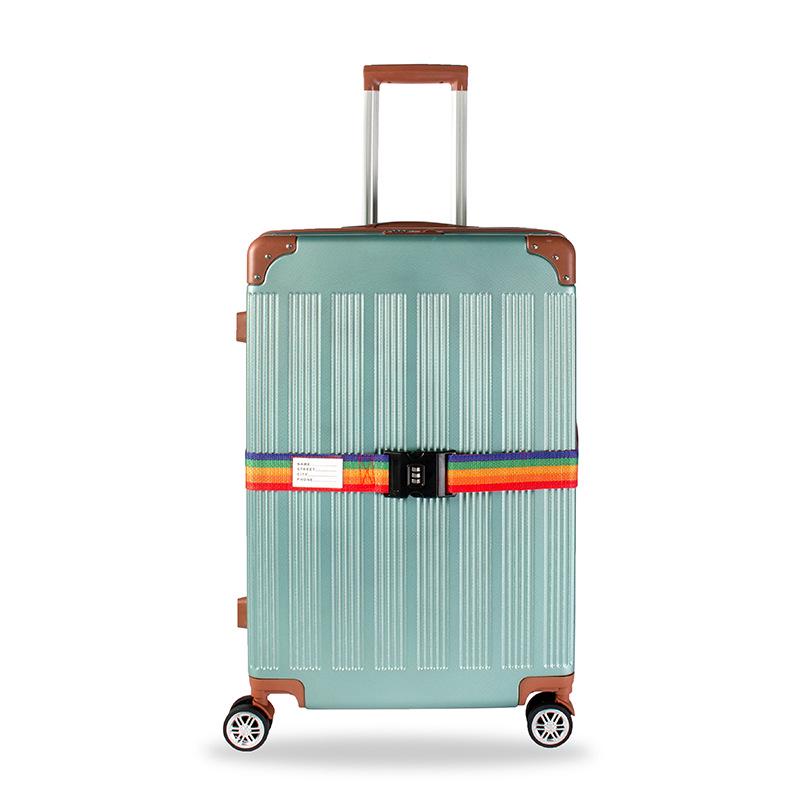 Kreuzworträtsel Passwort Schloss Gurte für Rollkoffer - Sichere Reise Packgurte