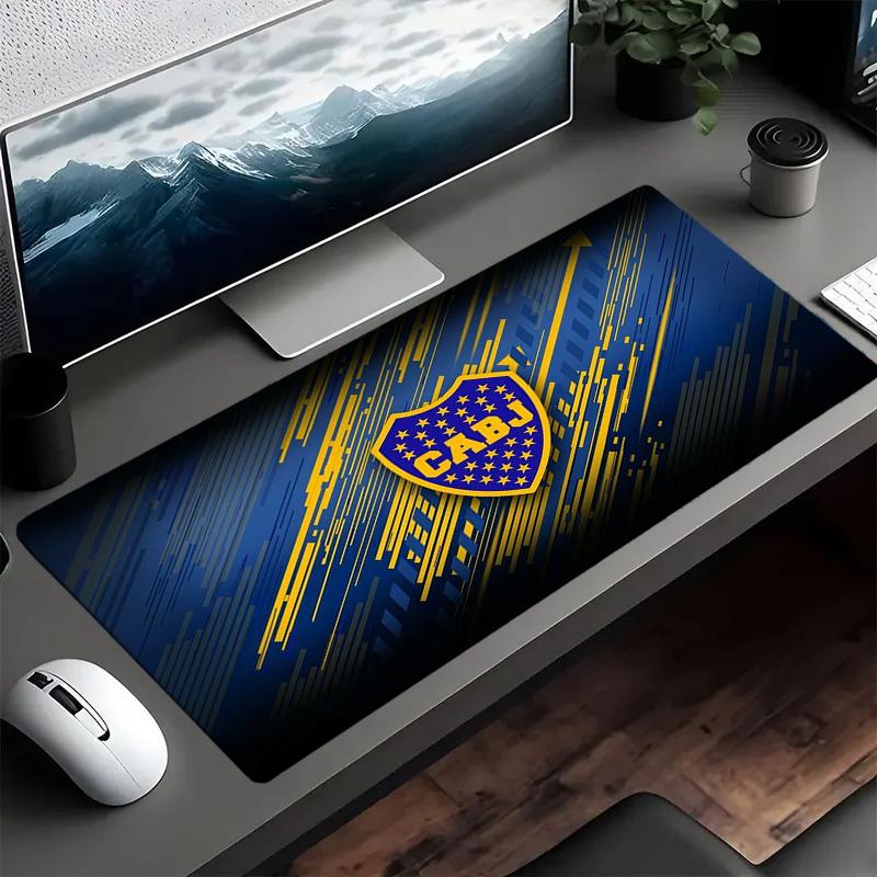 Boca Juniors Crest Design Mouse Pad Mouse Pad, Gaming Mouse Pad, Keyboard Pad, Desk Decor for Computer Notebook Fan Gift Birthday Gift