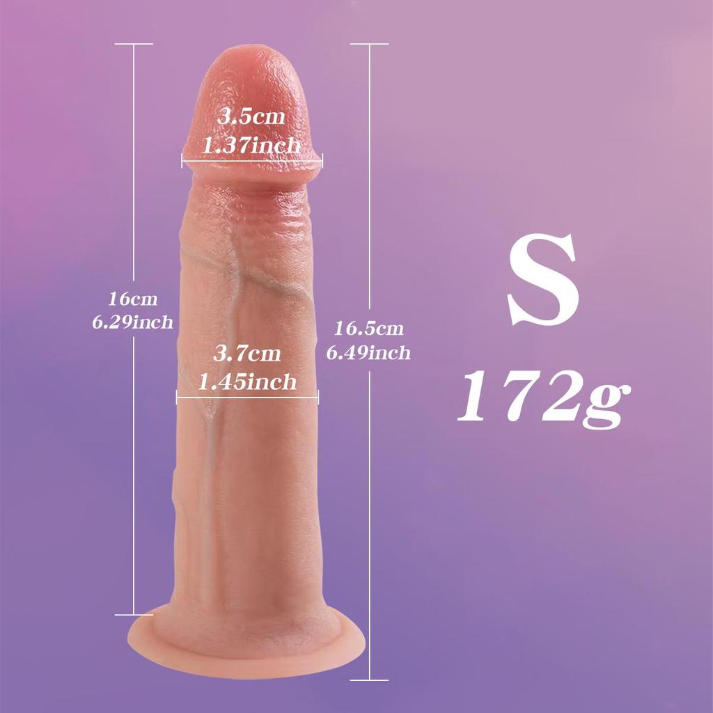 Egg-free Dildo Deeper G-Spot Stimulation Massager Realistic Thrusting Erotic Toy Vagina Orgasm Penis Dick Strong Suction Cup Soft Women Couple Sex Toy