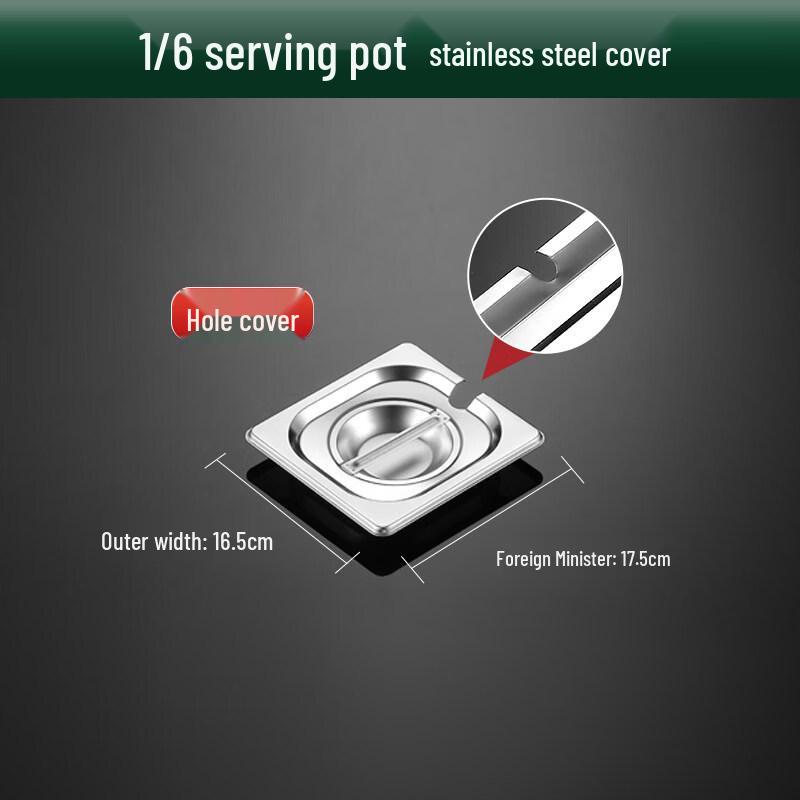 Stainless Steel Food Pan with Lid