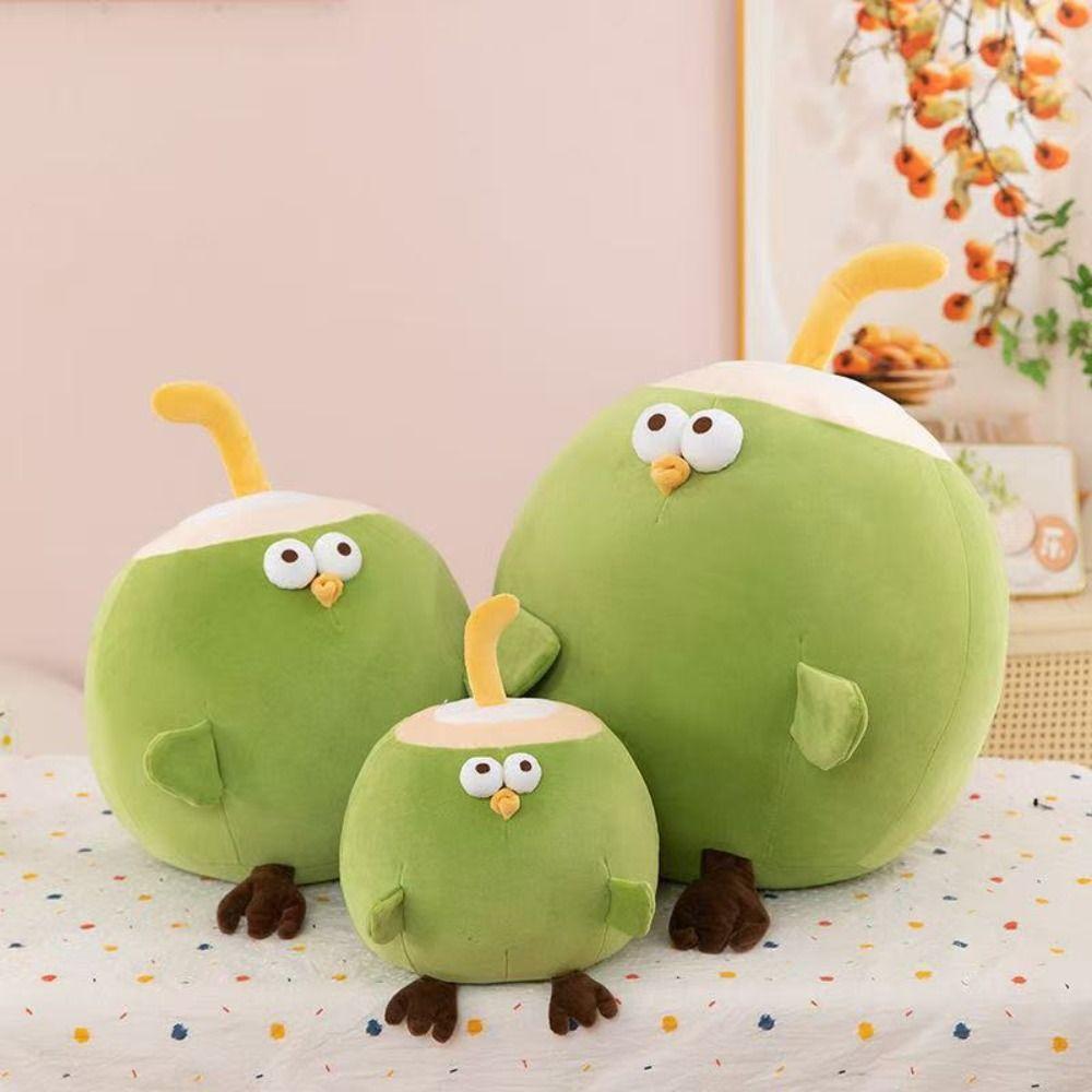 Fluffy Coconut Chicken Plush Toy PP Cotton Chicken Stuffed Doll Chick Doll Throw Pillow  Home Decor