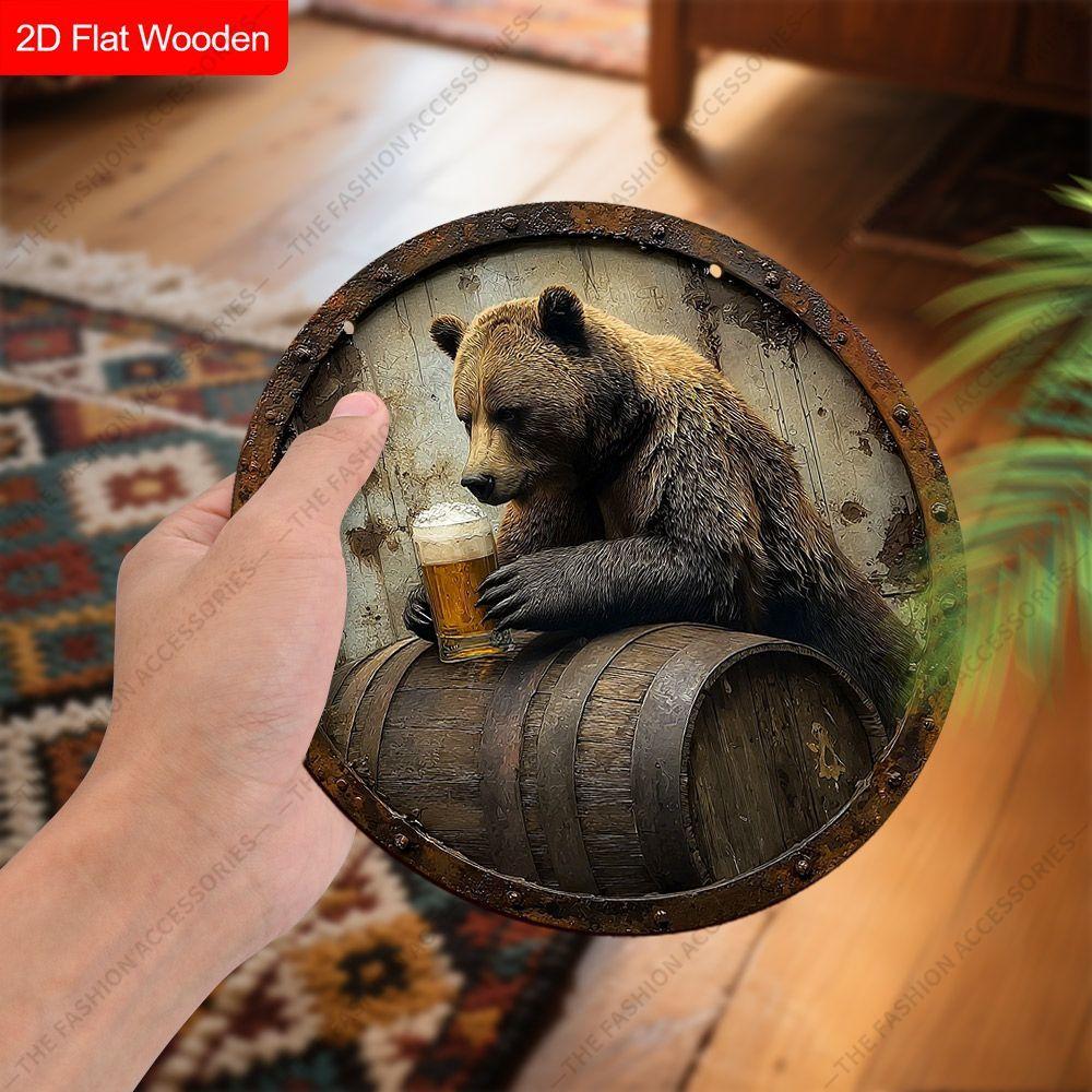 2D flat wooden hanging decorative signs, family wall or door decoration, garden decoration, housewarming gifts for friends