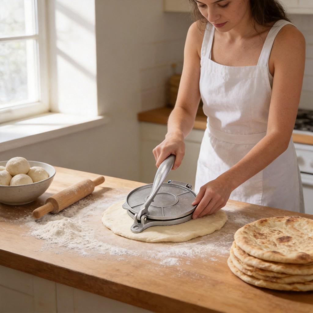 Aluminum Manual Bun Maker With Kitchen Home Use And Gift Giving