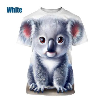 Koala Bear 3D Graphic T Shirts Men's Clothing Tees TopCute Animal Unisex Street Casual Harajuku T-shirt