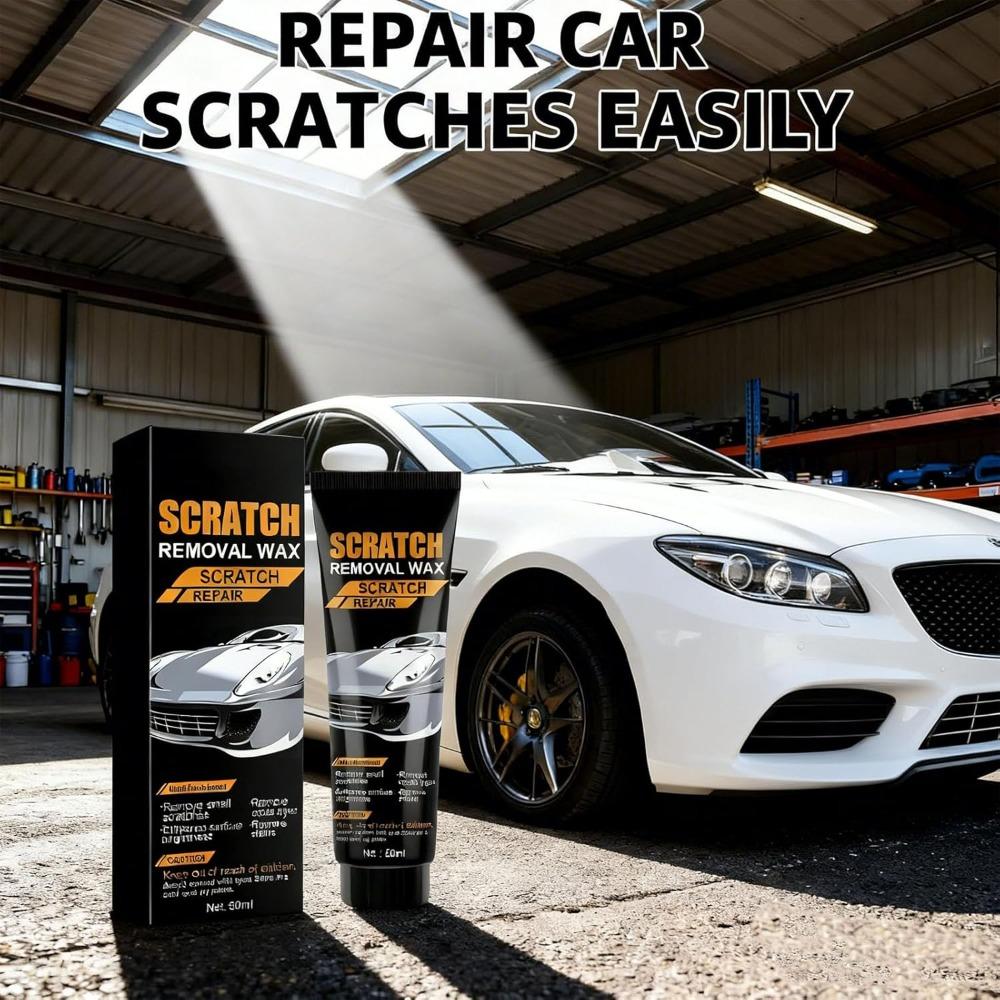 2026 New Car Scratch Removal Wax, Scratch Remover for Vehicles, Car Paint Scratch Repair Paste for Light Scratches