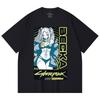 230 Gsm 100% Cotton Cyberpunk V10 Becka Print Unisex Heavy Cotton T Shirt