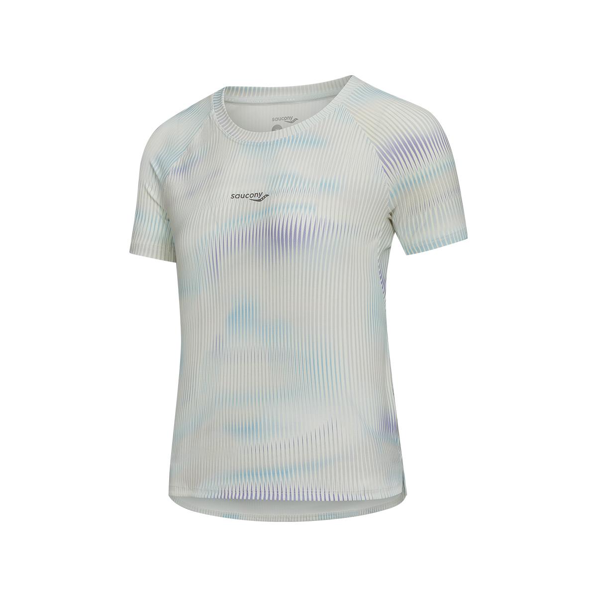 Saucony Round Neck Knitted Pullover Versatile Short Sleeve T-Shirt Women tops SA1269ST43T-PR255 S