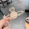 Girls for Thick Hair Large Women Hair Clip Korean Style Barrette Hair Crab Planet Pearl Claw Clip