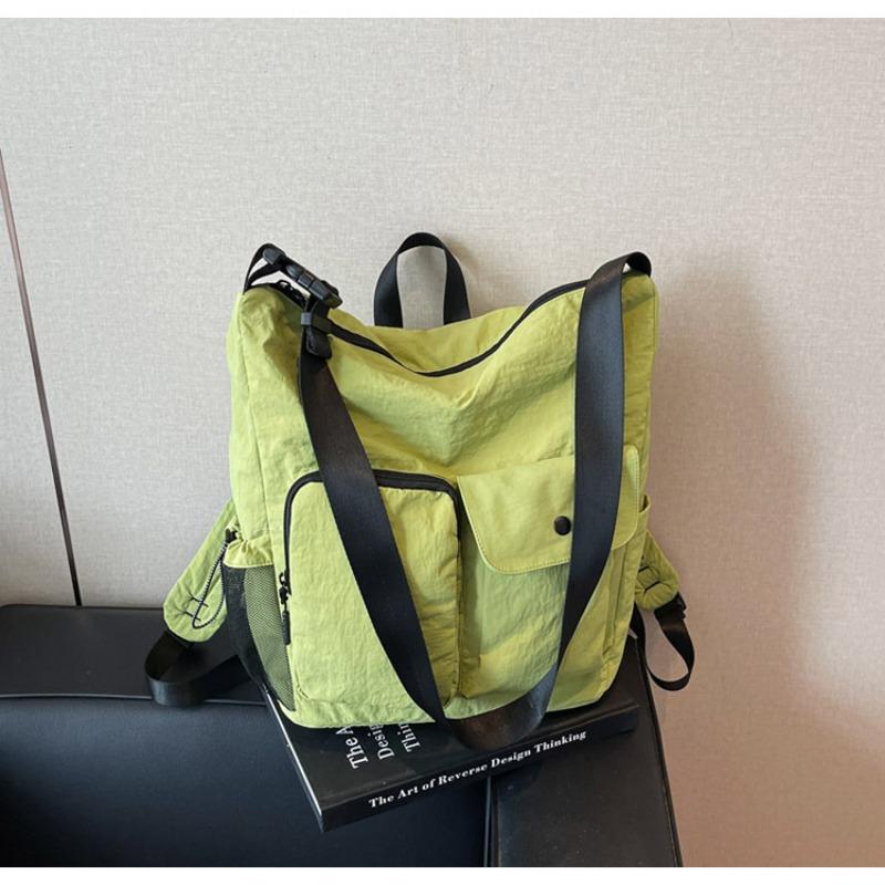 

Lazy wind canvas bag women s new large-capacity shoulder large bag commuter short trip tote bag зелёный