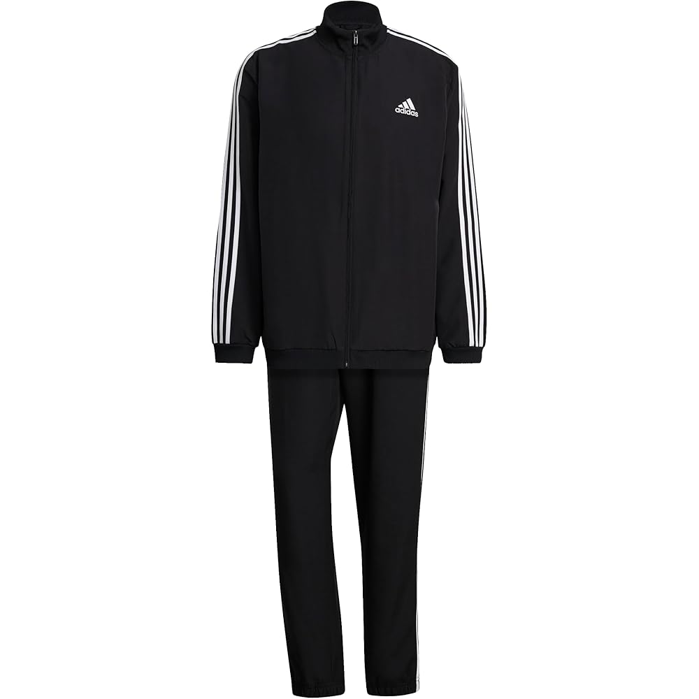adidas TBC 29213 Men s Black and White Top and Bottom Set Size M