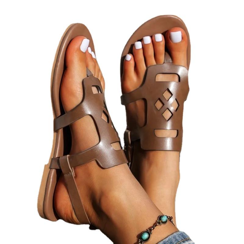 Women Flats Slippers 2024 New Summer Fashion Sandals Casual Flat Shoes Ladies Beach Flip Flops Female Slides Zapatos De Mujer