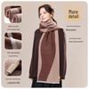 JIUMU Women's 100% Cashmere Autumn/Winter Scarf