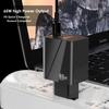 65 W USB C Charger USB-C Power Supply 2 Ports Charger with QC 3.0 PD 3.0 GaN Fast Adapter for MacBook Pro Air iPhone 13 12 Pro