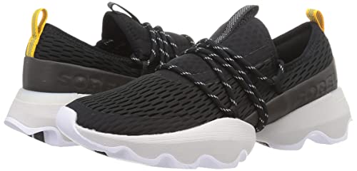 Sorel Kinetic Impact Lace NL4694 Women's Sneakers, Size 23.5cm, Black and White