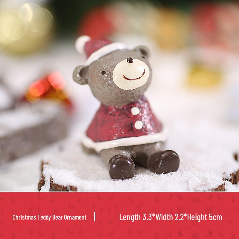 Handgefertigte Niedliche Harz-Weihnachtsornamente zur Heimdekoration