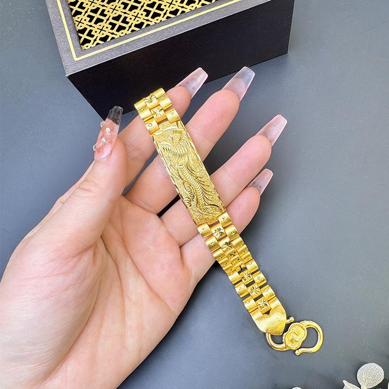 Dragon Pattern Bracelet Men's Boss Chain Domineering Retro Temperament Hand Accessories Bracelet