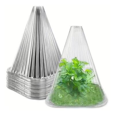 10 Pcs Garden Cloches Reusable Transparent Plant Cover Plant Protectors Cloches