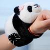 Cute Doll Panda Plush Wrist Band Simulation Plush Doll Slap Bracelet  Home Decor