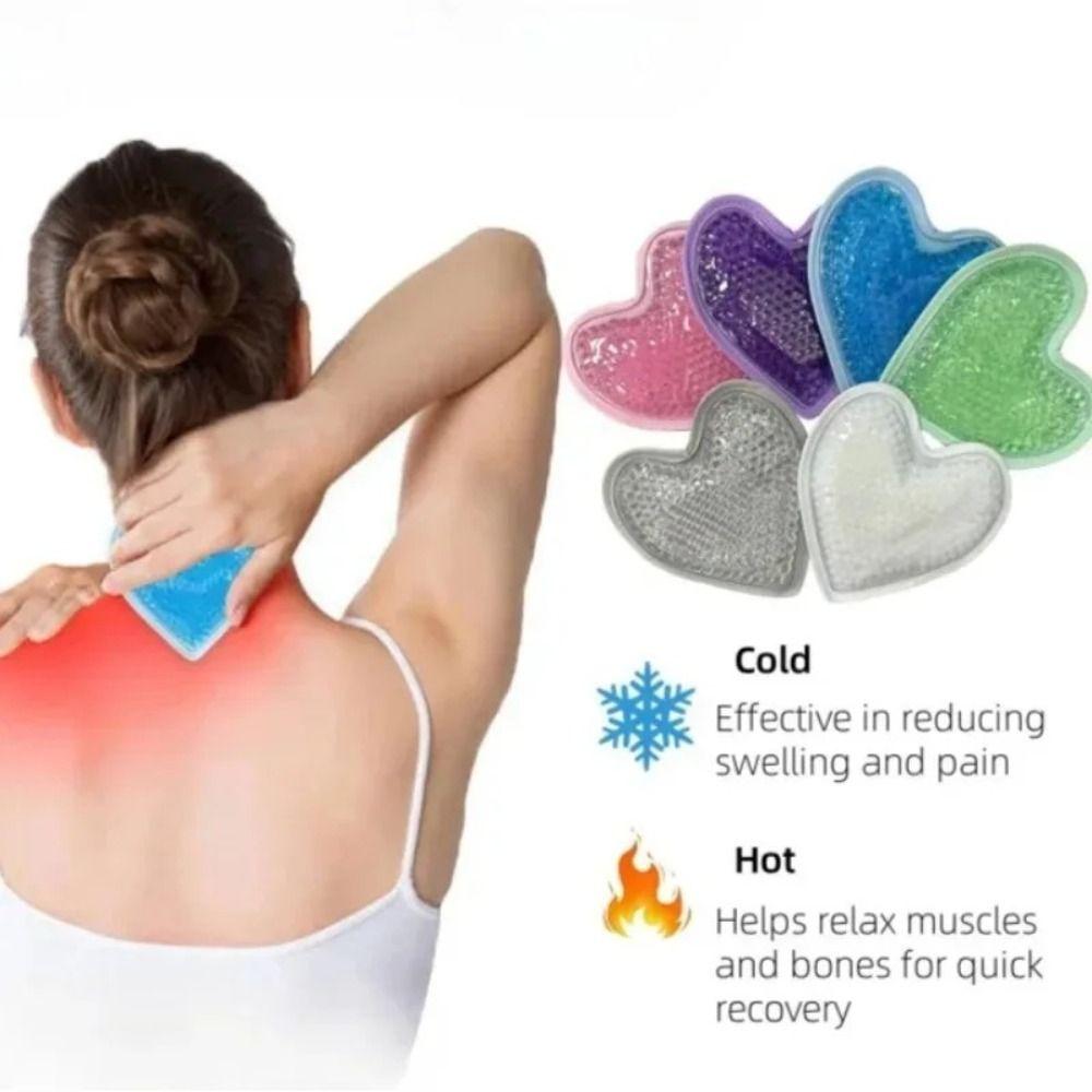 Reusable Reusable Gel Pack PVC Hot Cold Therapy Pack Heart Shaped Ice Pack Muscle Soreness