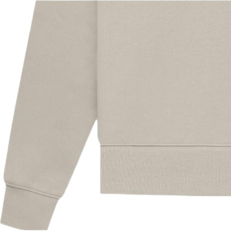 Fear of God Essentials Mockneck Sweatshirt With Smoke Logo Print And Fleece Lining Unisex Tops Smoke-Grey FOG-SS22-667