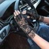 Thin Lace Gloves Half Finger Touch Screen Gloves Summer Sun Protection Gloves  Bride Accessories