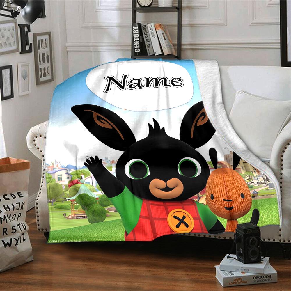 Custom Name Friendship Fun Playroom Party Blanket For Couch Bed Plush Cozy Fuzzy Blanket Super Soft Warm Blankets For Fall And Winter 091611