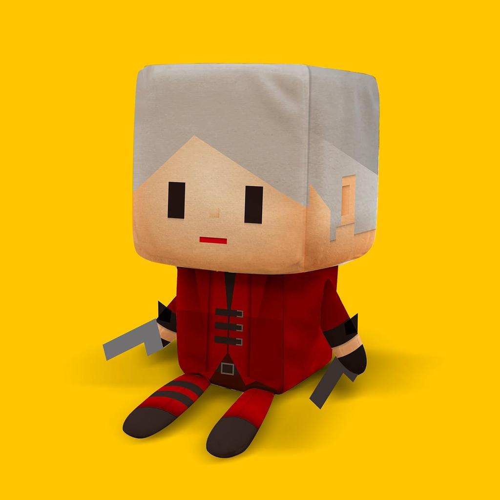 Capcom VOXENATION 40° Anniversario Devil May Cry Dante Peluche, Circa. H160 x L80 x P80mm, Realizzato in Poliestere e Cotone