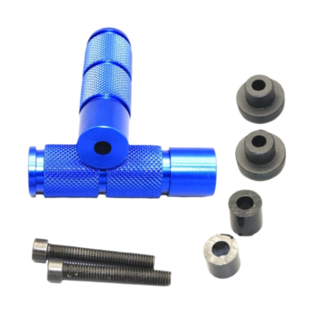 Generic Motorcycle Passenger Foot Pegs Replacement Sturdy Footpegs Universal