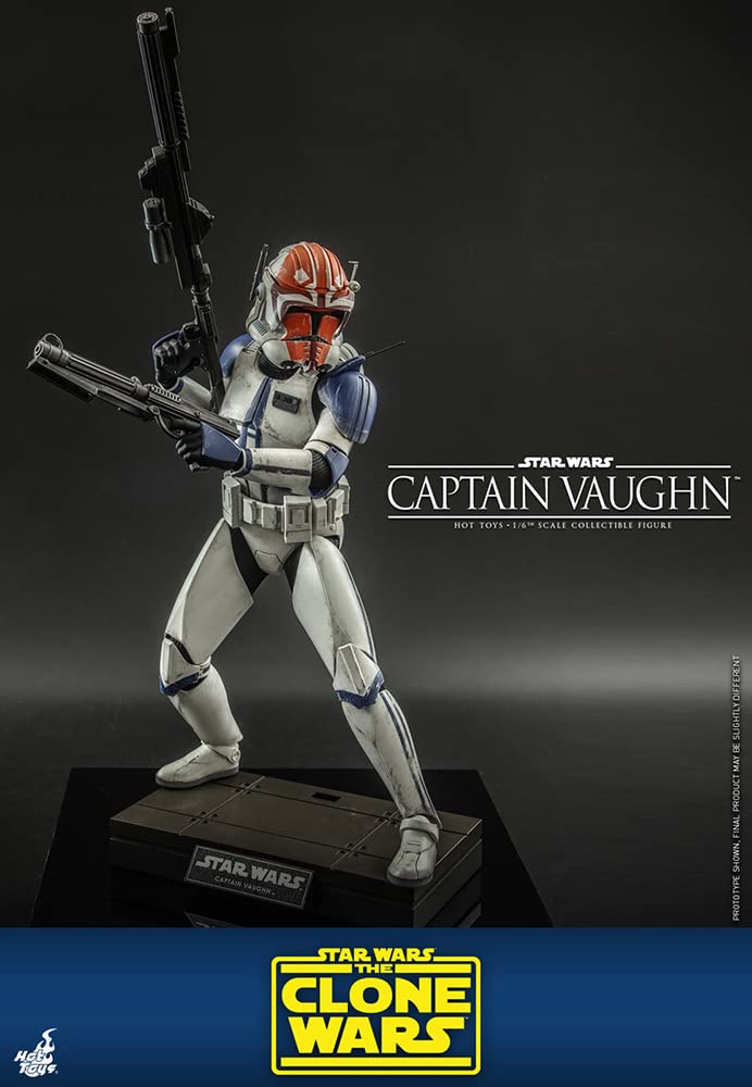 TV Masterpiece Star The Clone Wars Captain Vaughn Maßstabfigur White Wars 1/6