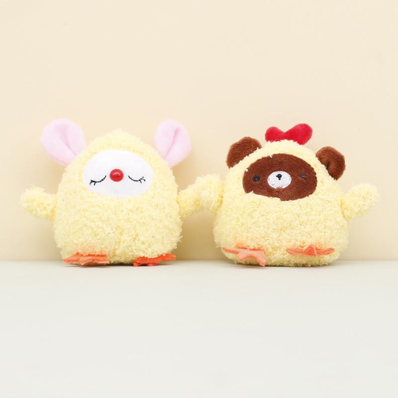 Adorable Plush Chicken Keychain Soft Toy Cute Chick Doll Bag Charm Kids Gift