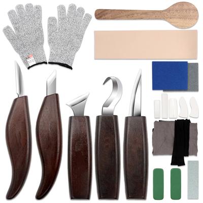 1 SET Holzschnitzmesser, Meißel, Holzbearbeitungsschneider, Handwerkzeug, Schälen, Holzschnitzerei, skulpturaler Löffel, Schnitzschneider für Anfänger