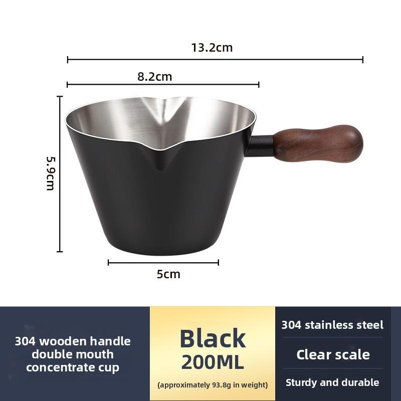 304 Stainless Steel Coffee Frother Pitcher Espresso Cup Coffee Utensil Food-grade Extraction Cup