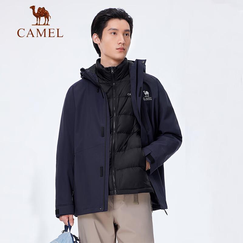 CAMEL Rain God Outdoor Down Padded Hard Shell Jacket A14CA31756