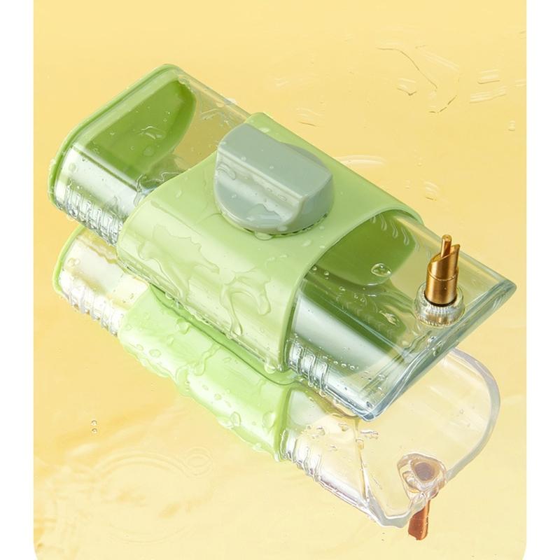 Plastic Parrot Pin Type Water Bottle Dispenser Feeder Hangings Pet Guinea Pigs Squirrels Rabbit Drinking Pipe Fountain