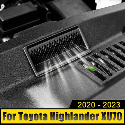 Car Accessories For Toyota Highlander XU70 Kluger -2022 2023 Hybrid Engine Air Intake Mask Sticker Case Decoration