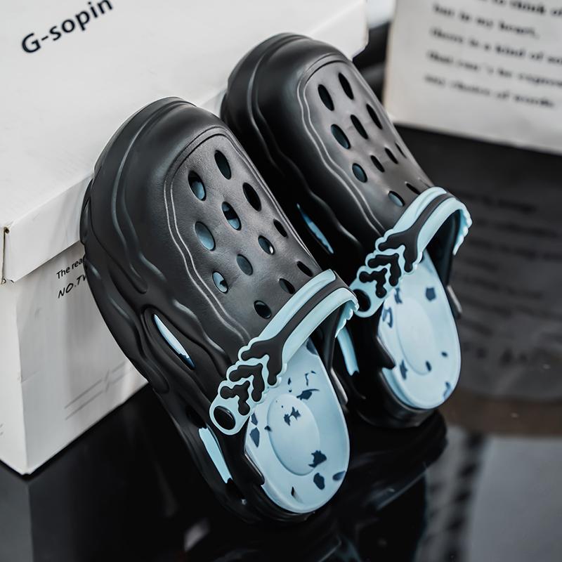 Fashion Unisex Summer 5.0 Soft EVA Indoor Slippers Fashionable Casual Beach Vacation Anti-Slip Plus Size Flip Flops For Couples