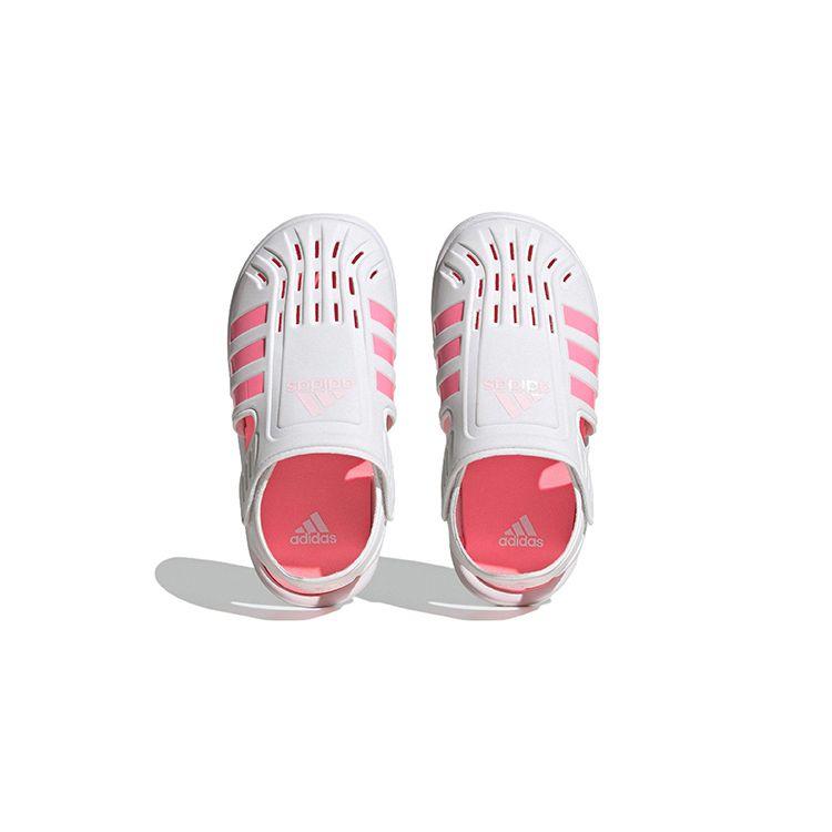 Adidas Sommerliche Sandale mit geschlossener Zehe J Weiß Strahlendes Pink Kinder Sneaker Wolkenweiß Klares Pink H06320