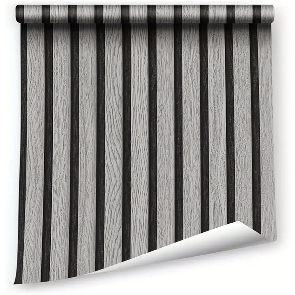 

45cm Background Wall Desk Cabinet Wallpaper Self-Adhesive Wall Panel Waterproof PVC Wood Grain Wall Sticker Home Decoration