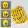 Creative Face Laugh Mask Cry Angry Cute Cartoon Expression Building Blocks Kit Bricks Sets Classic Model Kids Toys