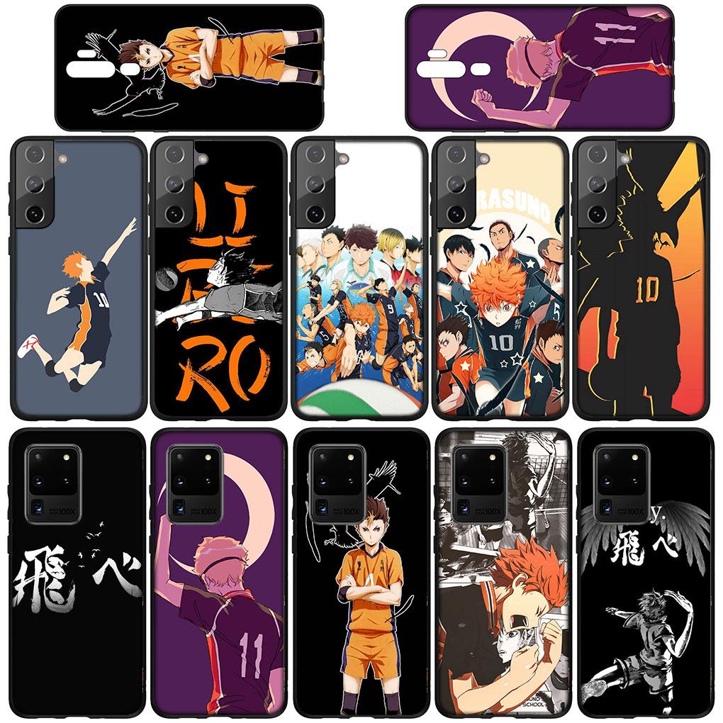 Anime Haikyuu Hinata Attacks Cover Phone Casing for Samsung Galaxy Note 20 Ultra 10 8 9 S10 Lite S9 A6 A8 Plus A7 A9 Soft Case