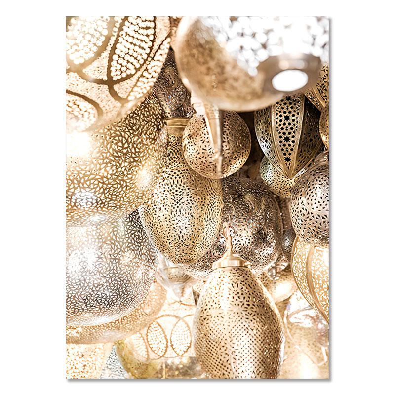 Islamic Building Wall Art Posters Nordic Architecture Canvas Paintings Landscape Plant Pictures Travel Prints Ramadan Home Decor