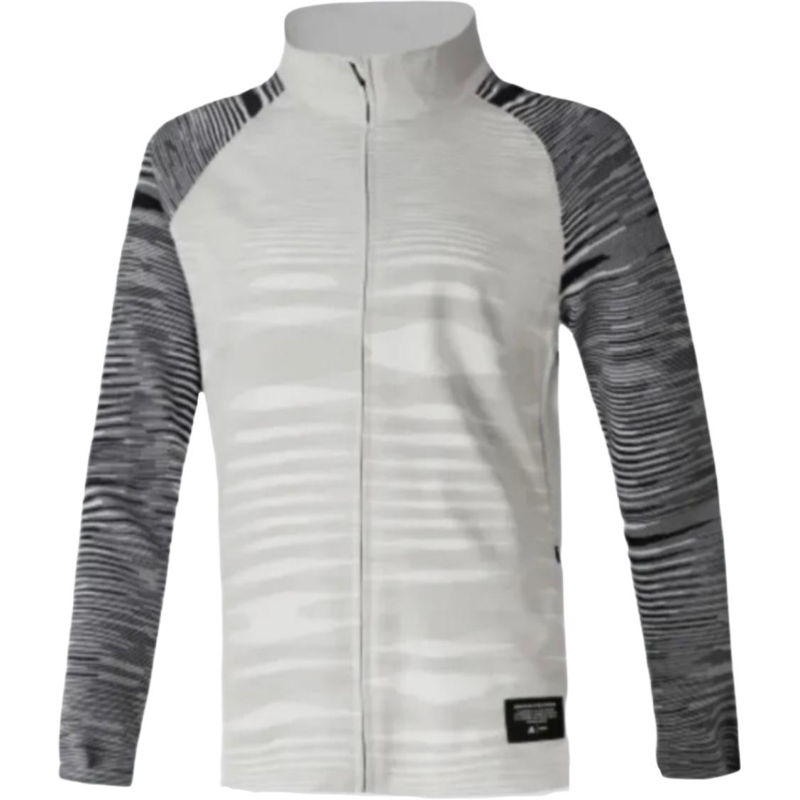 

Adidas X Missoni Сотрудничество Спортивная Удобная Куртка с Воротником-стойкой и Длинными Рукавами Мужская Куртка Серая DY2018 S