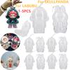 1-5PCS Transparent Protective Case Portable Organizer Box Dust Protective Cover for SKULLPANDA For LABUBU V3 Doll Accessories