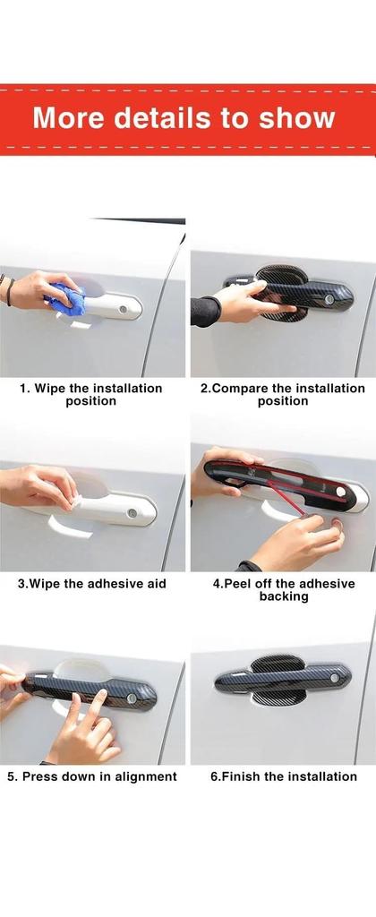 Car Styling Chrome Door Handle Cover Trim Fit Nissan X-Trail T31 2009 2010 2011