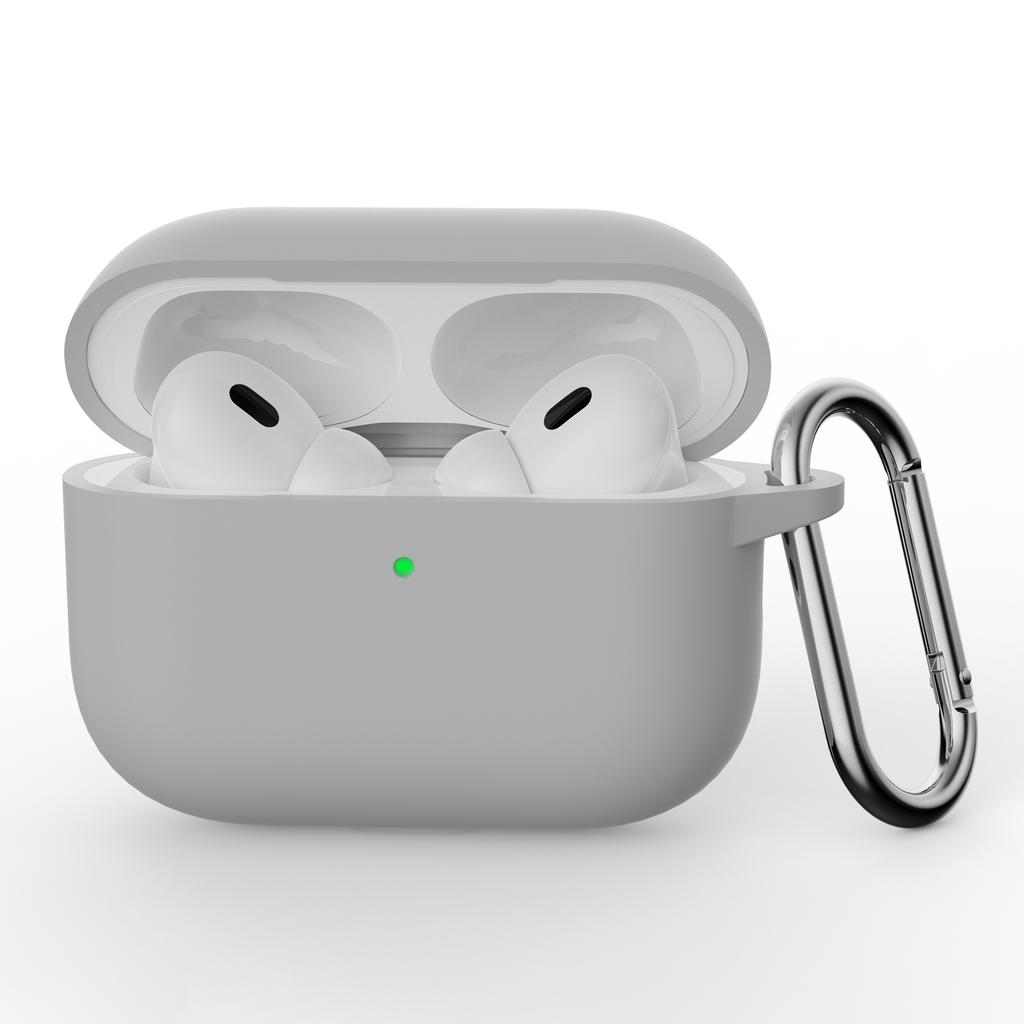 For AirPods Pro 3 Silicone Case Earphone Protective Cover with Carabiner